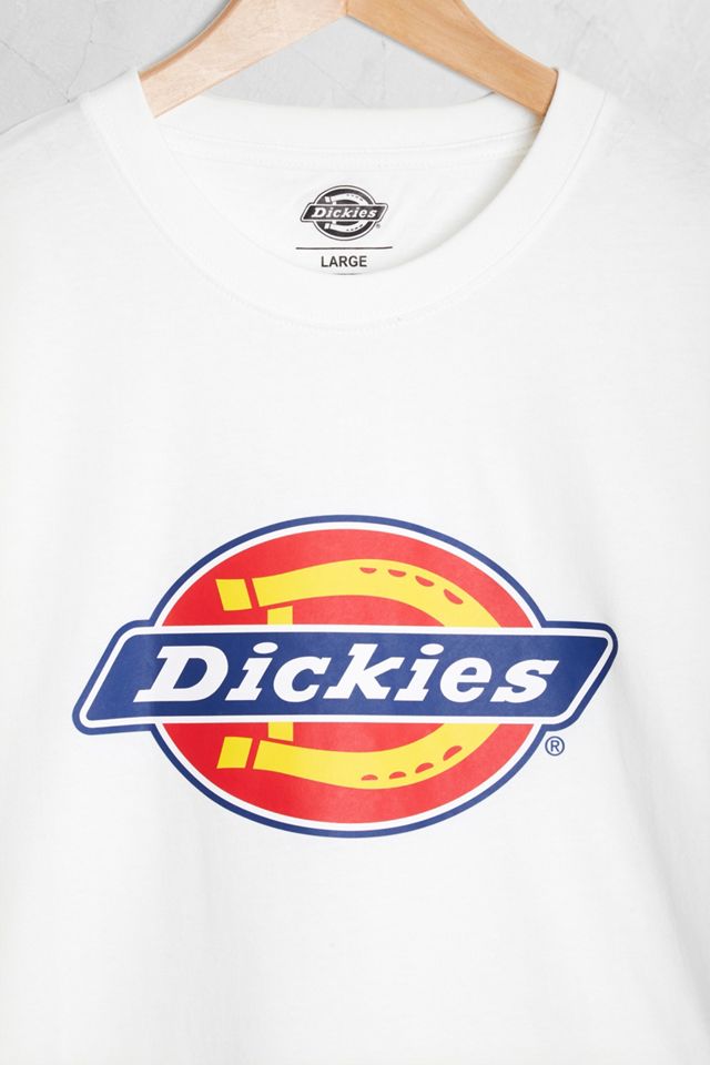 T-shirt blanc Horseshoe pour hommes Dickies #1