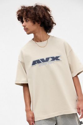 AVX Avirex Dept UO Exklusives Ecru Squadron T-Shirt