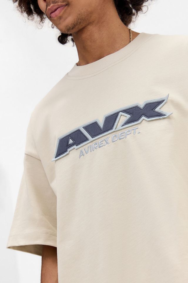AVX Avirex Dept UO Exclusive Ecru Squadron T-Shirt #2
