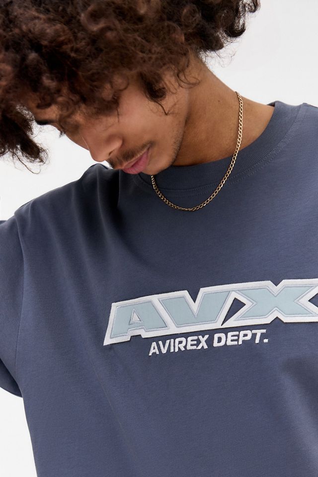 AVX Avirex Dept UO Exklusives Blau Luftwaffe T-Shirt #2