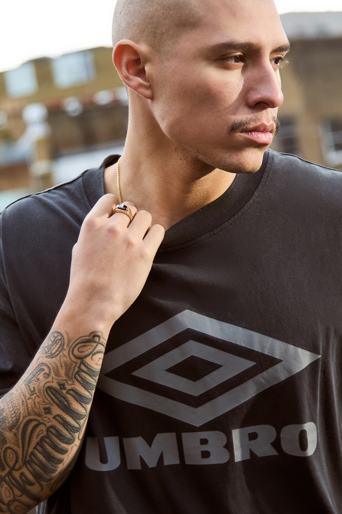 Umbro UO Exclusive Black Washed T-Shirt
