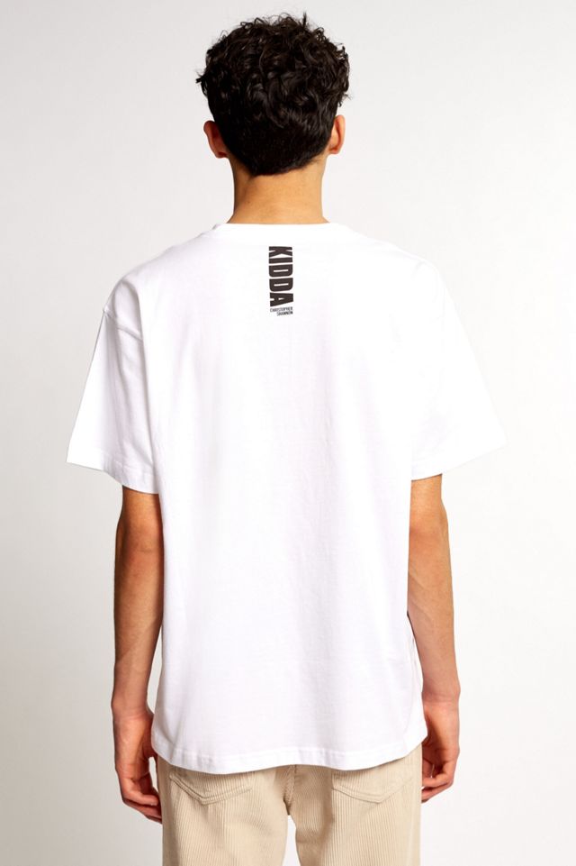 KIDDA By Christopher Shannon X UO Cadena camiseta blanca #2