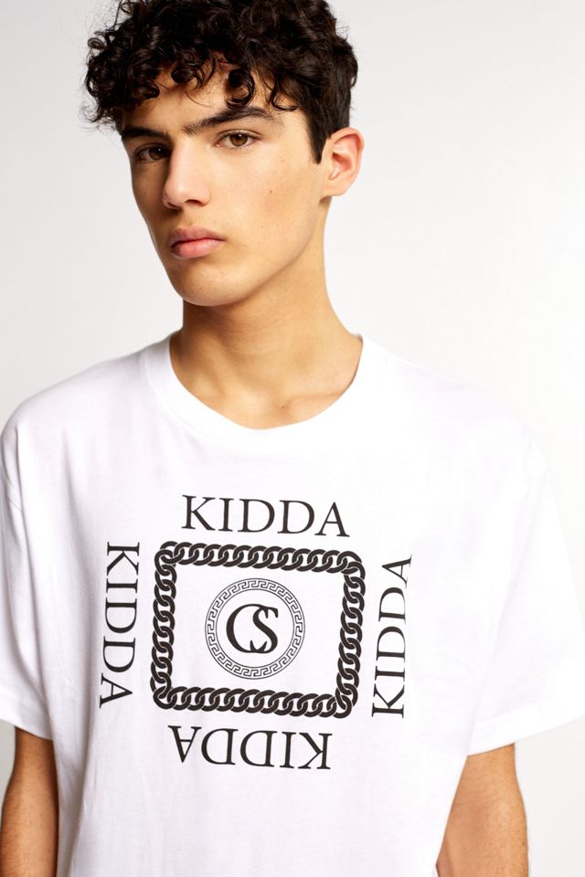 KIDDA By Christopher Shannon X UO Cadena camiseta blanca #4