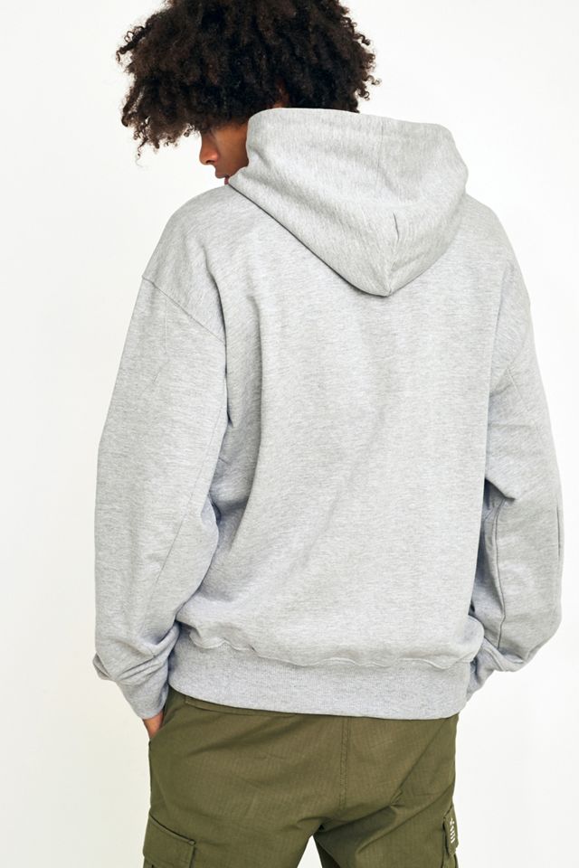 SWEET SKTBS - Sweat à capuche gris ample style années 90 #4