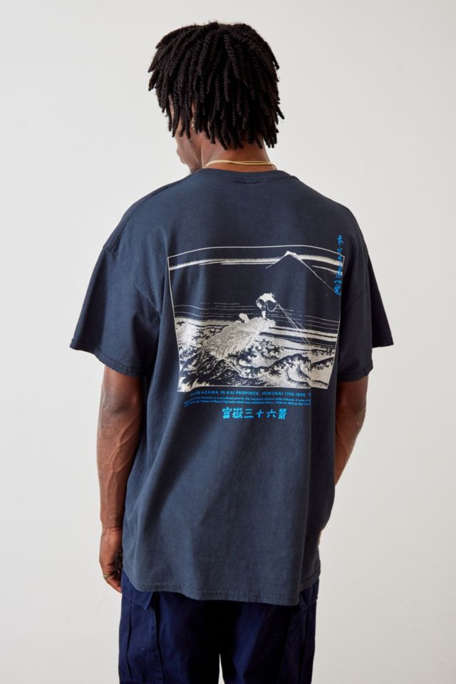 UO Black Kajikazawa In Kai Province T-Shirt | Urban Outfitters UK