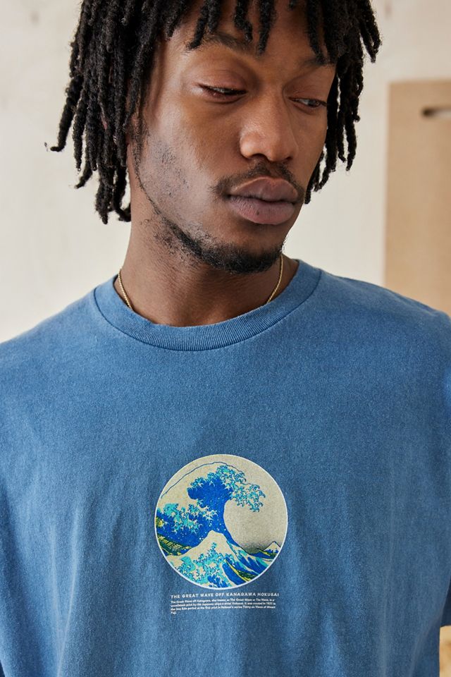 T-shirt Poster UO Blue Hokusai #1