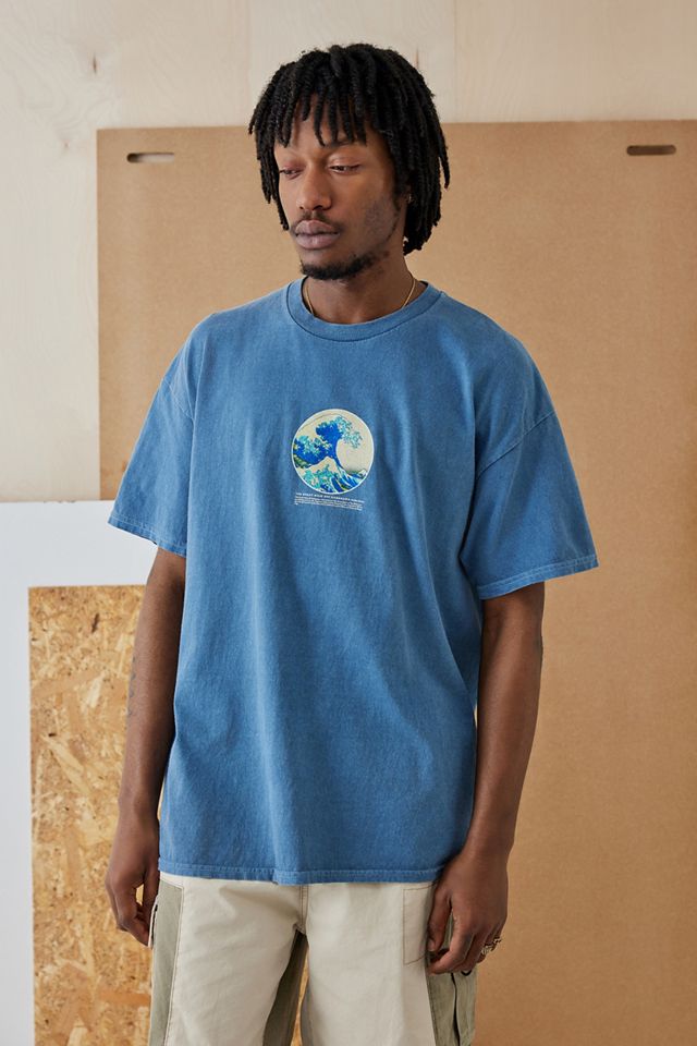 T-shirt Poster UO Blue Hokusai #3