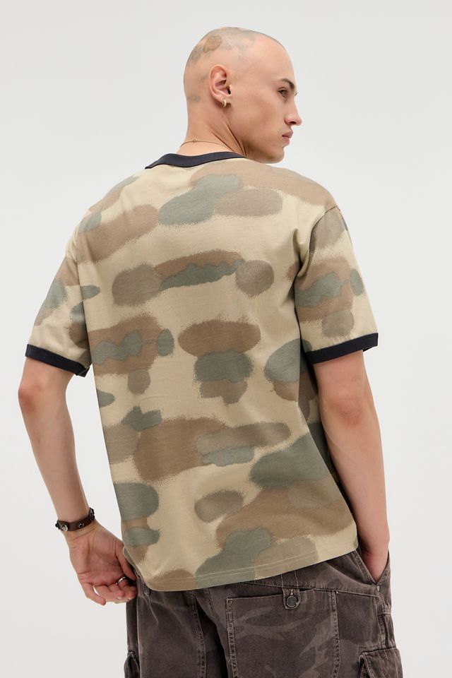 T-shirt à bords contrastants Quiksilver UO Exclusive Camo #3