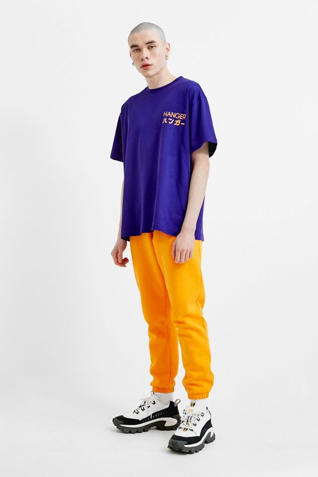 HANGER UO Exclusive Sleepy Chan Blue Short-Sleeve T-Shirt #2
