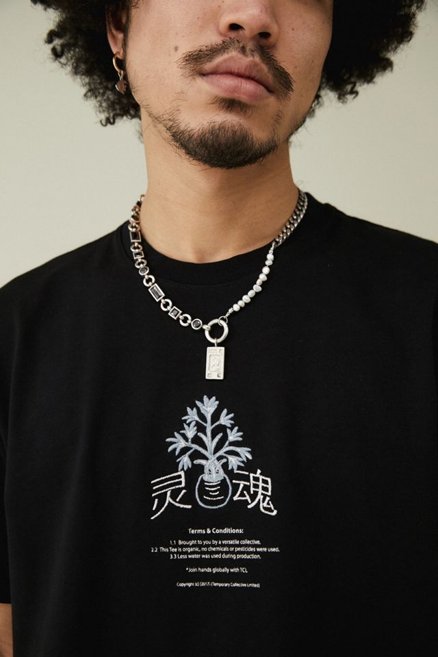 Temporary Collective UO Exclusive – T-Shirt „Natural Growth“ in Blau #4