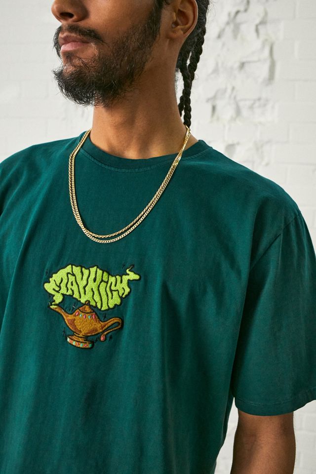Temporary Collective UO Exclusive Unisex Green Stay High T-Shirt #1