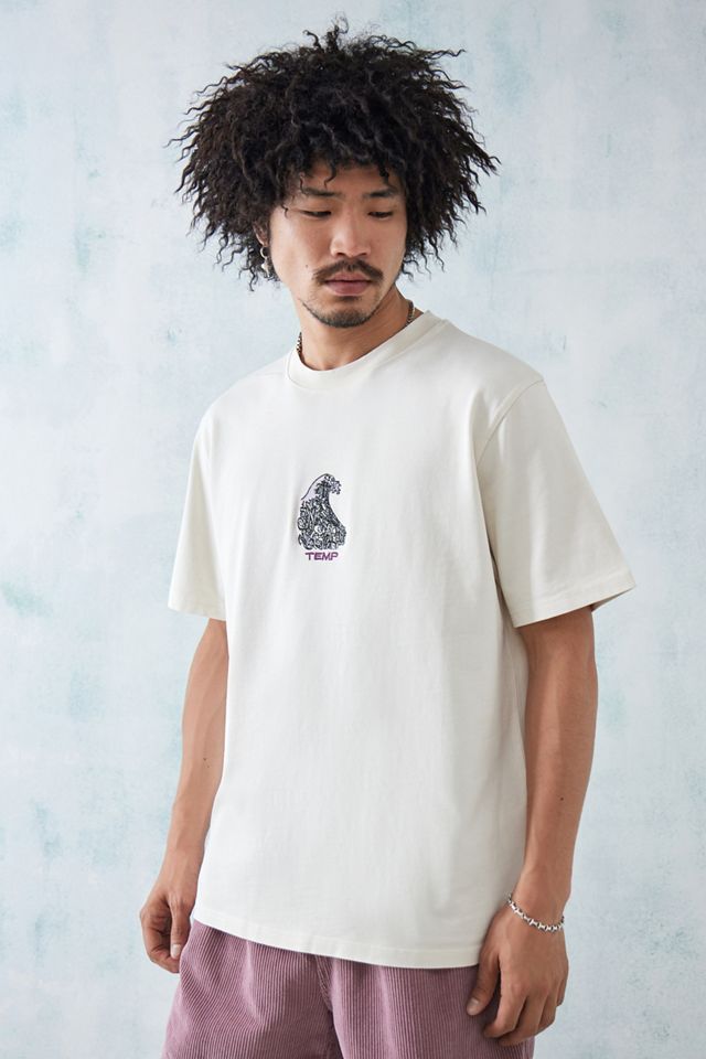 Temp Collective UO Exclusive Ecru A-Frame T-Shirt  #1