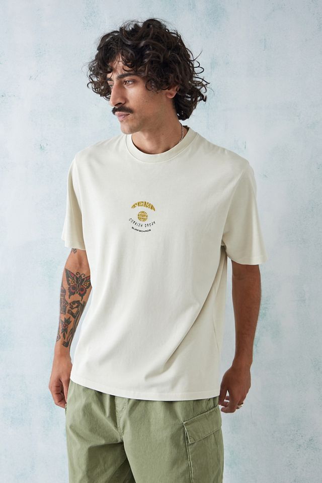 Camiseta blanca exclusiva de Temp Collective UO White Cornish Dreams  #1