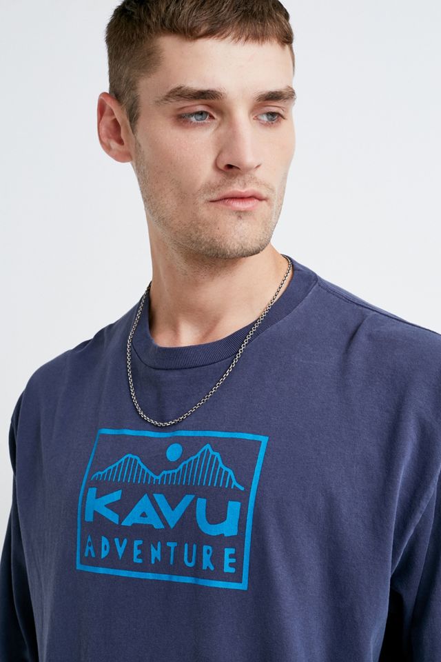 KAVU - T-shirt à manches longues Adventure Time encre délavée. #1