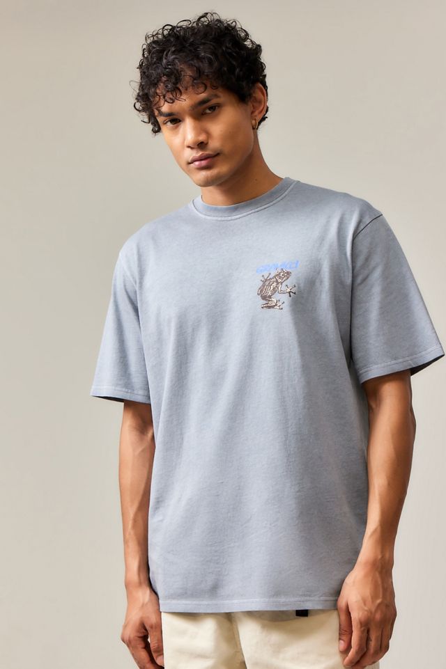 Gramicci Slate Sticky Frog T-Shirt | Urban Outfitters UK