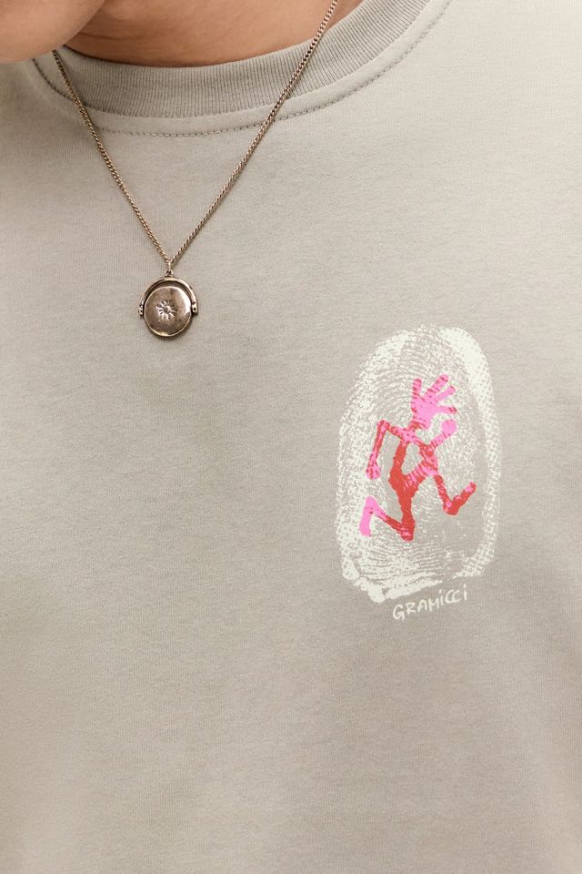 Gramicci Khaki Daumenabdruck T-Shirt #3