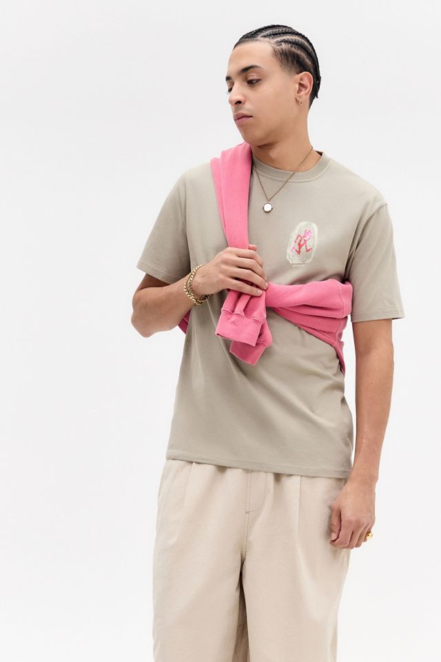 Gramicci Khaki Daumenabdruck T-Shirt #4