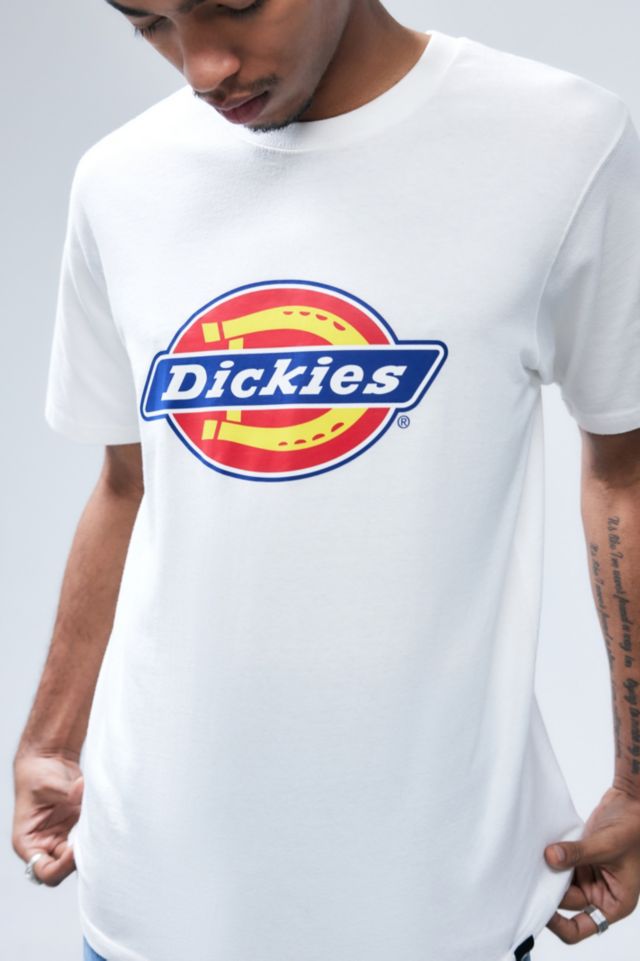 Dickies White Icon Logo T Shirt Urban Outfitters Uk