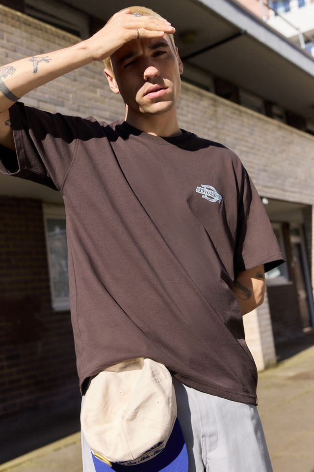 Dickies UO Exclusive Brown Wood Logo T-Shirt #1