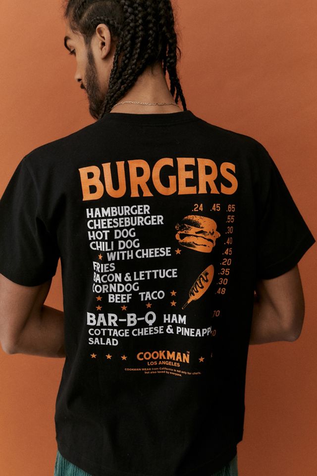 Cookman Hot Dog Black T-Shirt