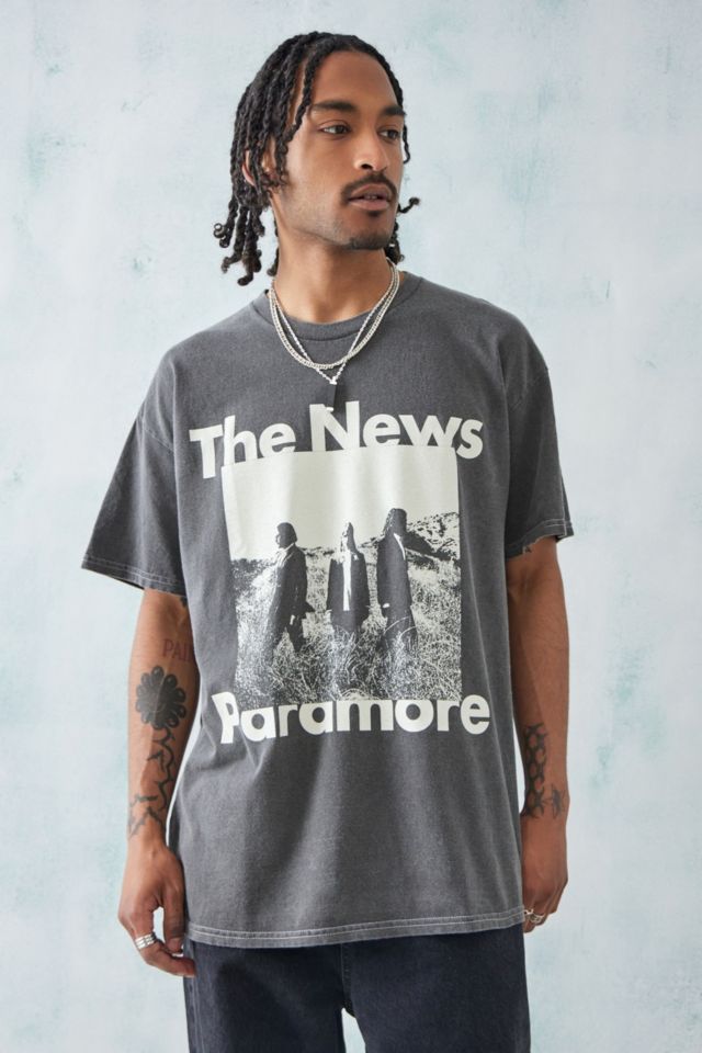 UO Washed Black Paramore T-Shirt
