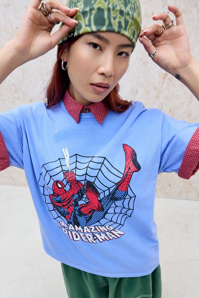 Camiseta Azul de Spiderman UO #4