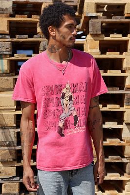 Camiseta Gráfica UO Spiderman Roja