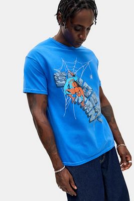 Camiseta UO Azul Telaraña de Spiderman
