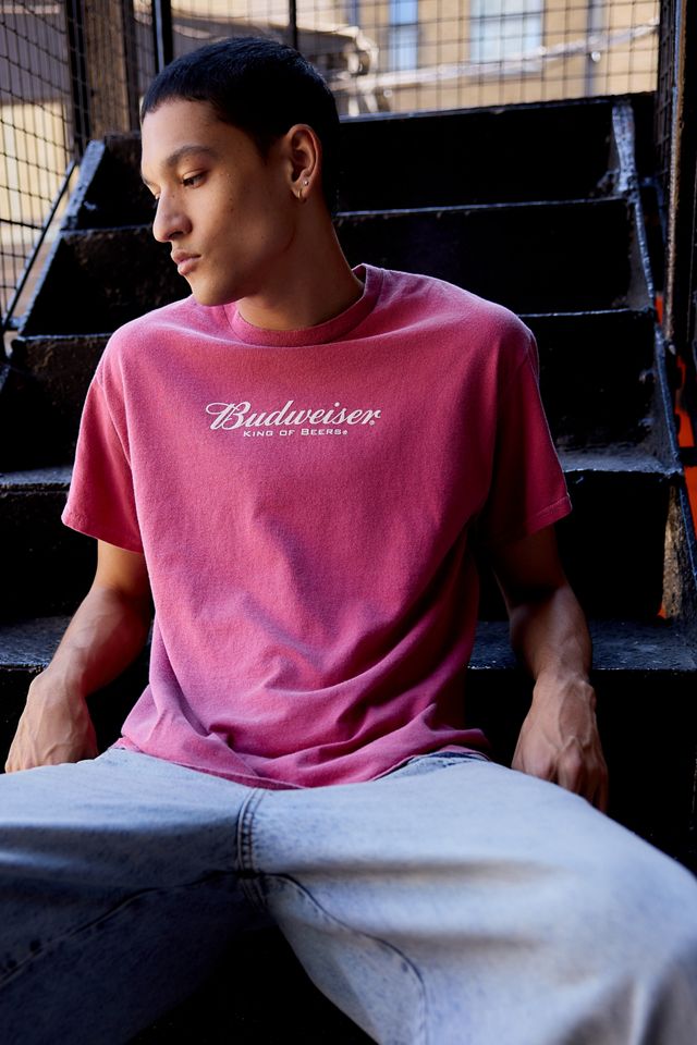 T-shirt rouge UO avec logo Budweiser #1
