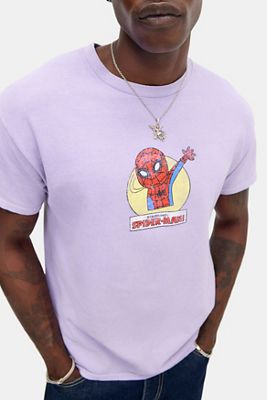 Camiseta UO Purple Spiderman Hi
