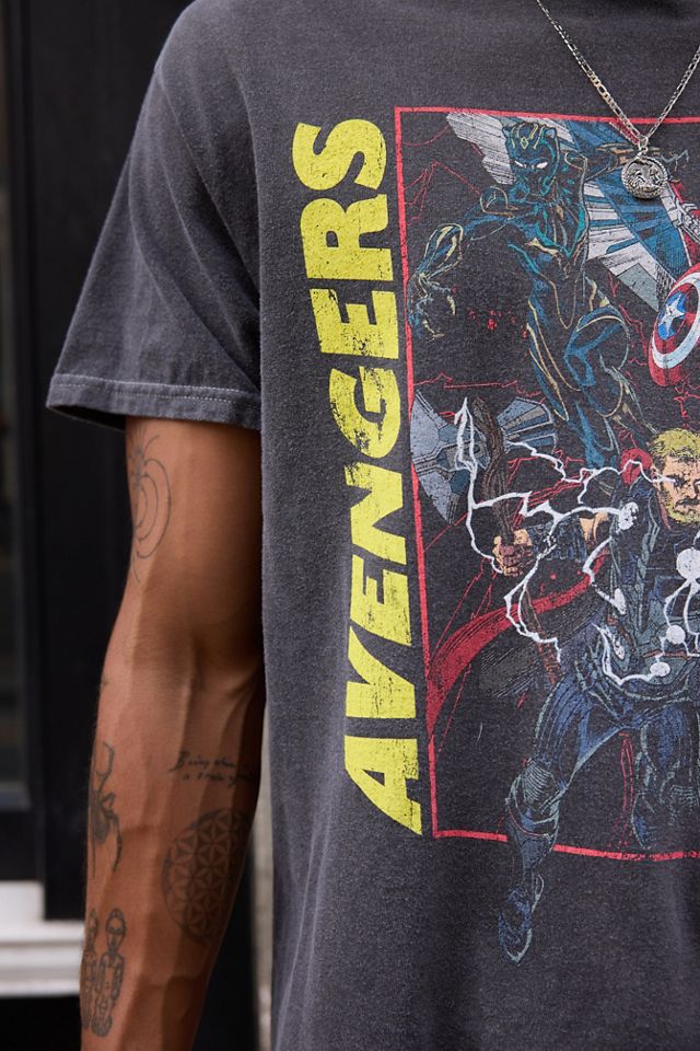 T-shirt relaxed UO Black Avengers #2