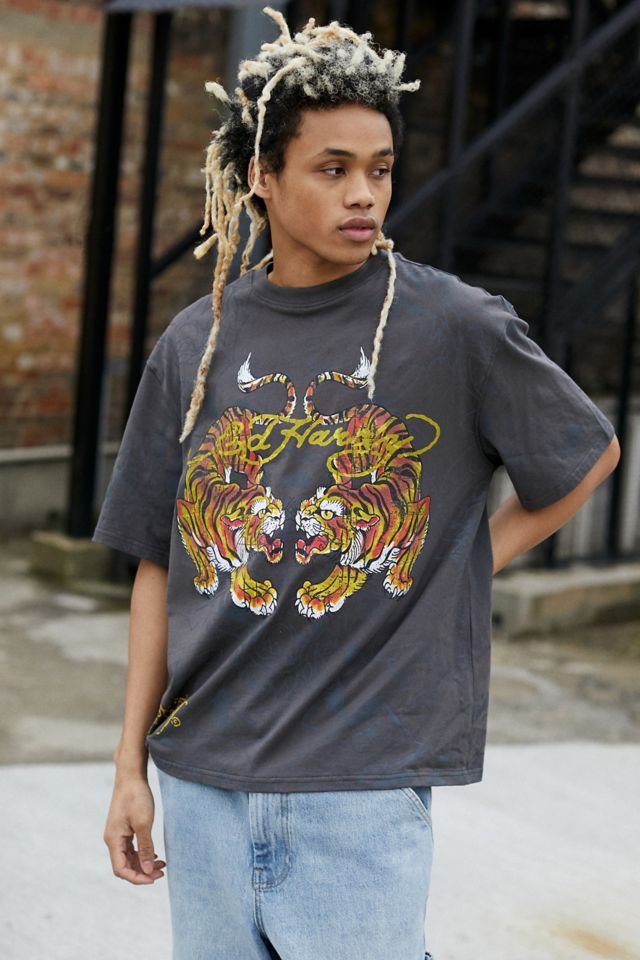 Ed hardy tiger t cheap shirt