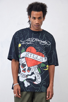 Camisetas Ed Playeras De Ed Hardy Camisetas Heavy Metal Camiseta