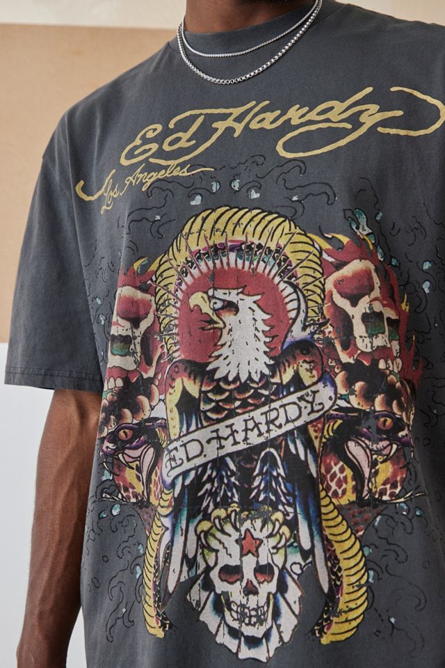 Ed Hardy UO Exclusive – T-Schirt „Giant Defender“ #2