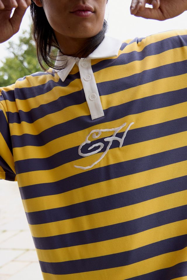 Ed Hardy UO Exclusive Yellow Rose Stripe Top #2