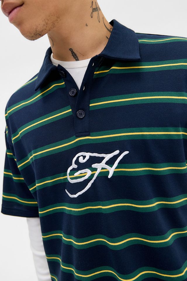 Ed Hardy UO Exclusive Navy Rose Stripe Top #3
