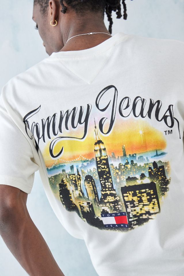 T Shirt Tommy Jeans Maglia Tommy Bianca T Shirt Bianca Maglia