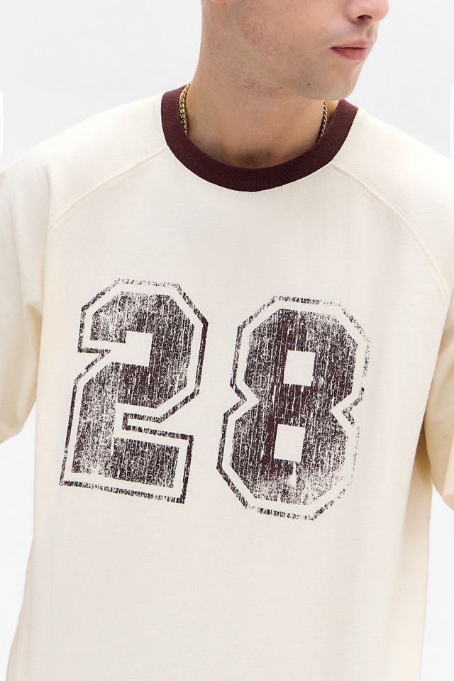 Camiseta Raglan 28 UO Ecru #1