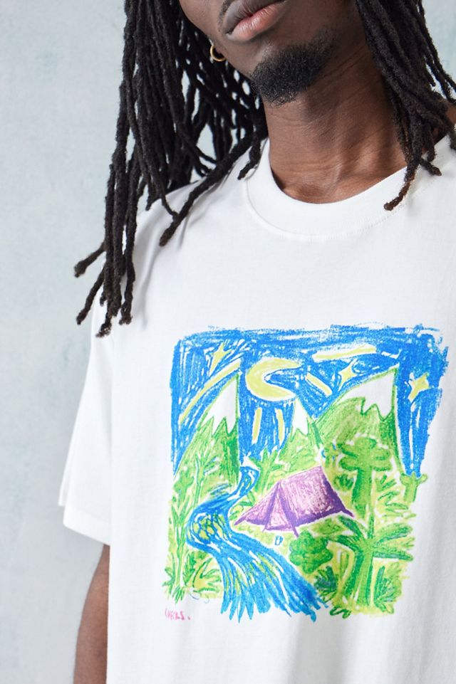 Checks Downtown White Tramping T-Shirt  #3