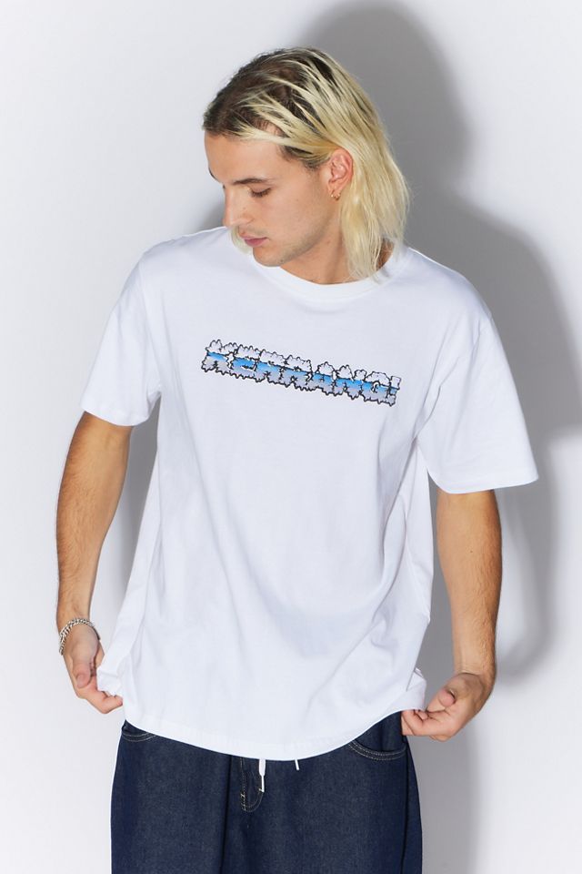 KERRANG! T-shirt grafica cromata bianca #1