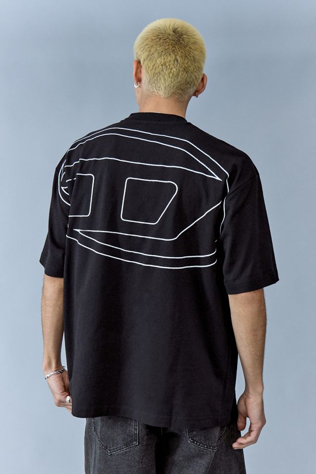 Diesel Black T-Boggy-Megoval-D T-Shirt #4