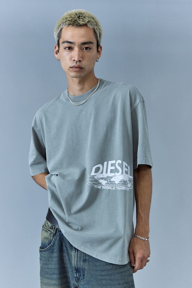 T-Shirt Diesel Grigio T-Wash-L5  #1