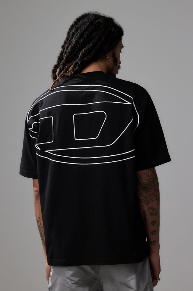Camiseta Diesel Black T-Boggy-Megoval