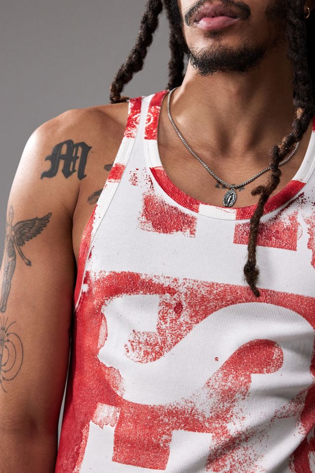 Diesel Red T-Lift-Bis Tank Top #3