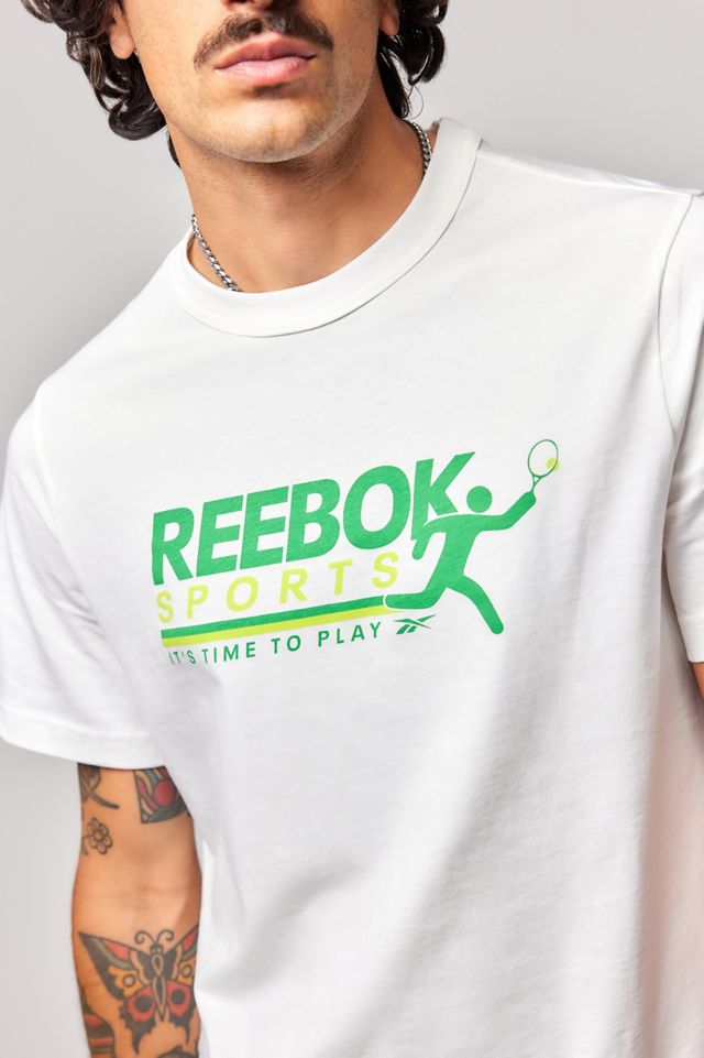 Reebok blue short-sleeve T-shirt. main image 1