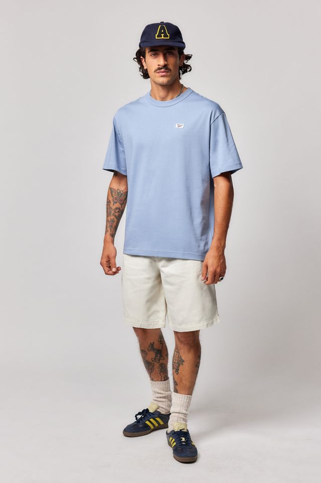 Reebok Blaues Vintage Court T-Shirt #3