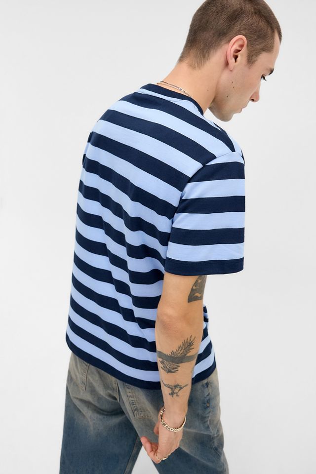 Guess Jeans Ocean Blue Striped T-Shirt #1