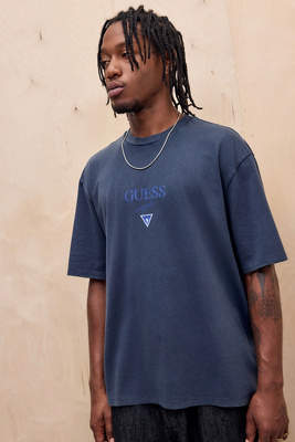 T-shirt Graphite Go Baker Logo en taille: Small - GUESS Originals - Modalova