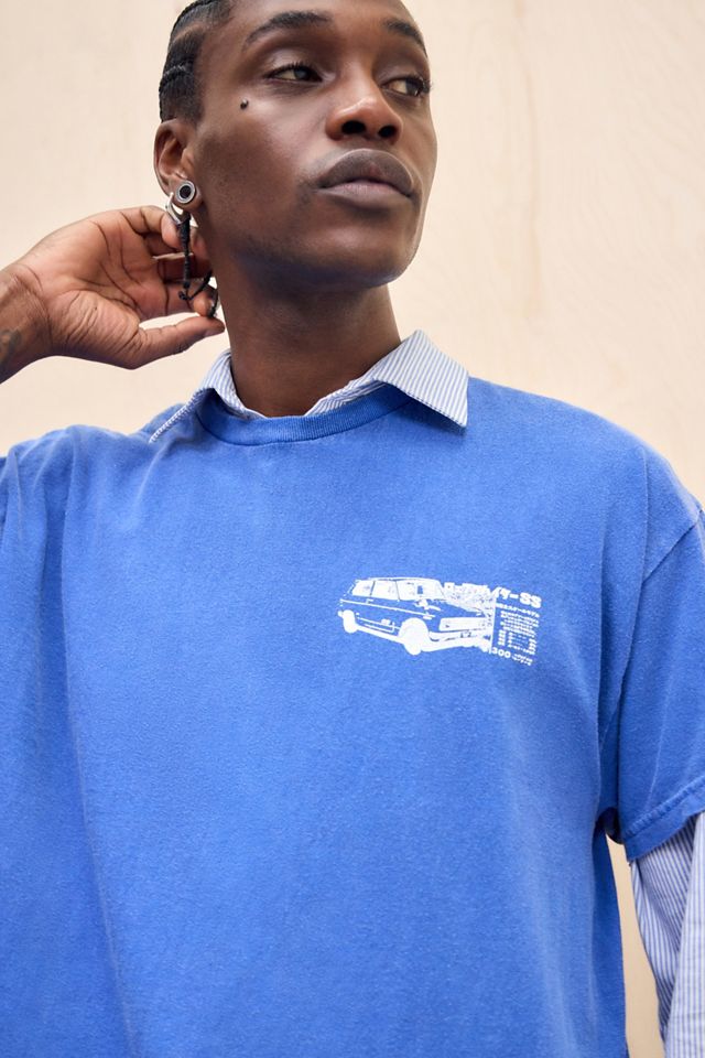 UO Blue Japanese Car T-Shirt #1