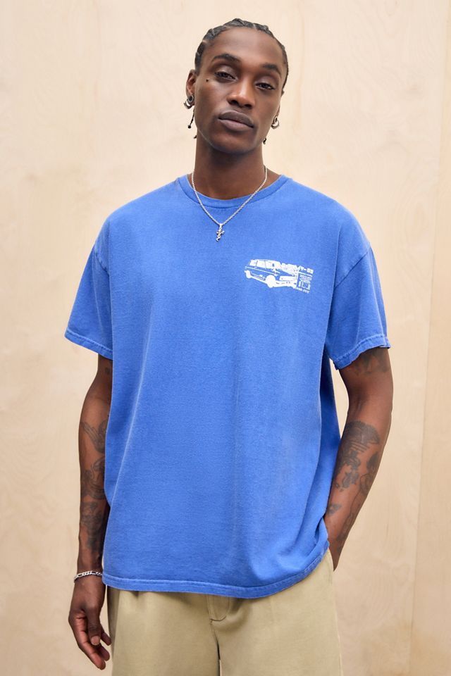 UO Blue Japanese Car T-Shirt #2